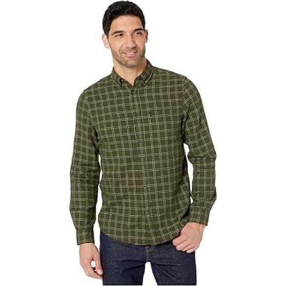 Fjallraven Other - Fjallraven Övik Flannel Shirt Long Sleeve Button Down Green 100% Cotton